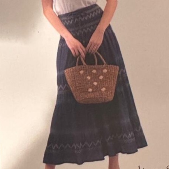 INDIGO & LACE 2 WAY DENIM SKIRT OR DRESS SIZE LARGE - Picture 4 of 16